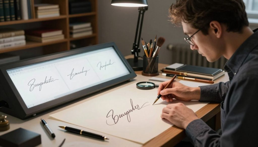 Advanced techniques for signature restoration