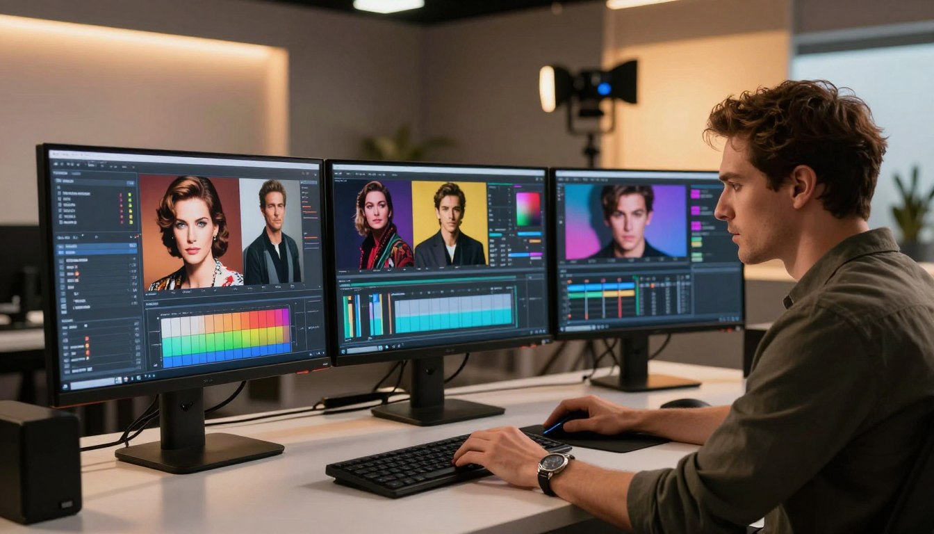 celebrity ai color grading